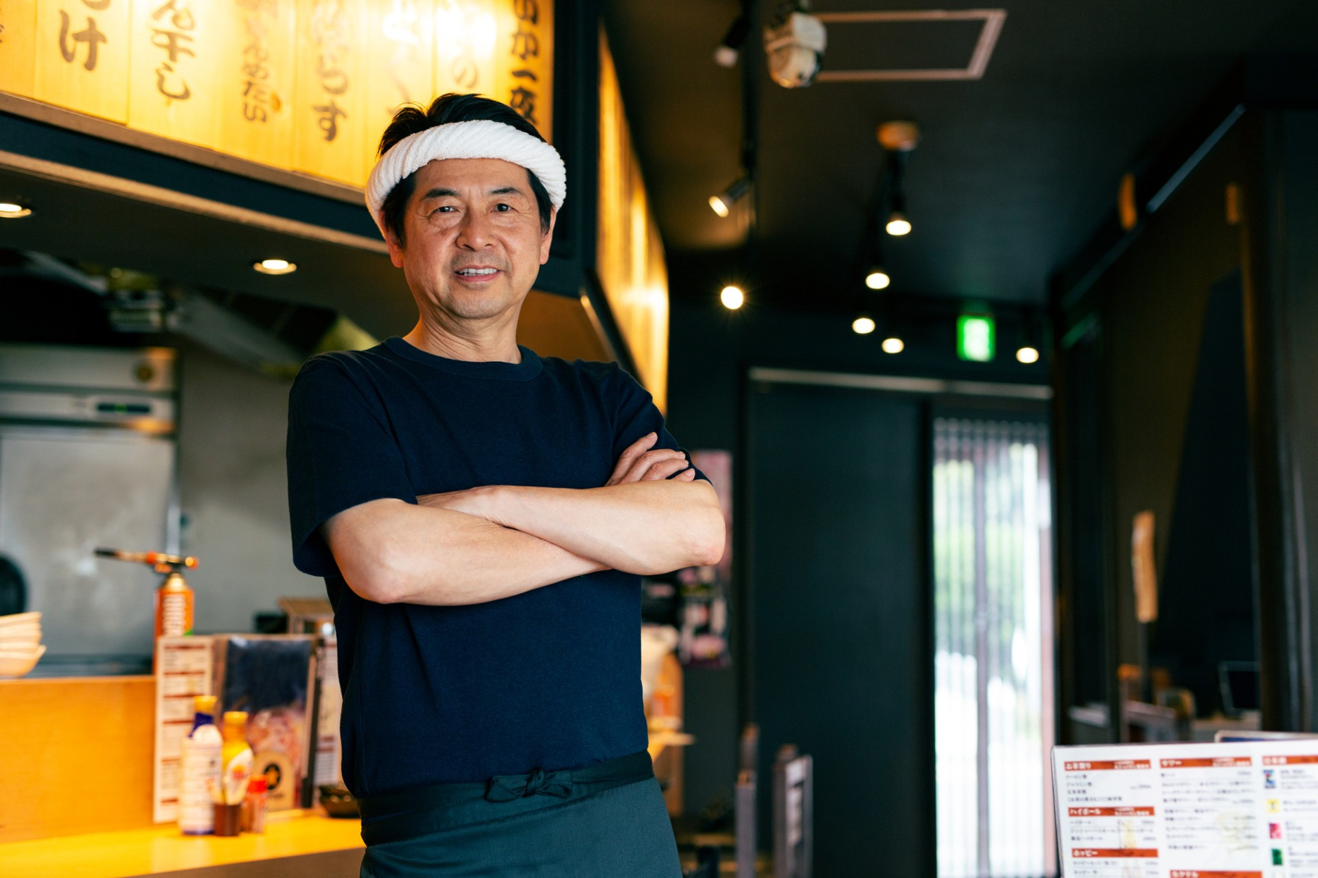 50代男性　日本料理屋店主
